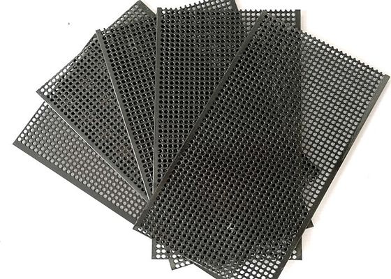 Round Hole Staggered 60 Degree Metal Perforated Sheet SS 316L