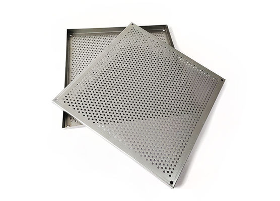 Width 1m Perforated Mesh Sheet , Decorative Perforated Sheet Metal 3mm Hole