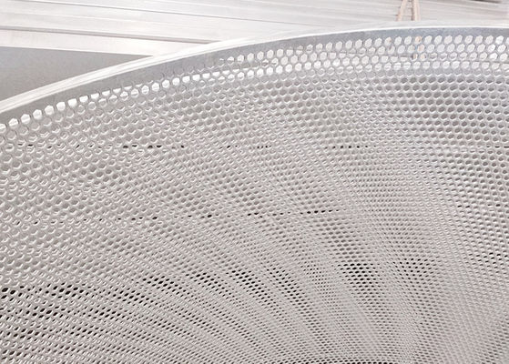 W1200mm L2400mm Architectural Perforated Metal Panels Micro Hole