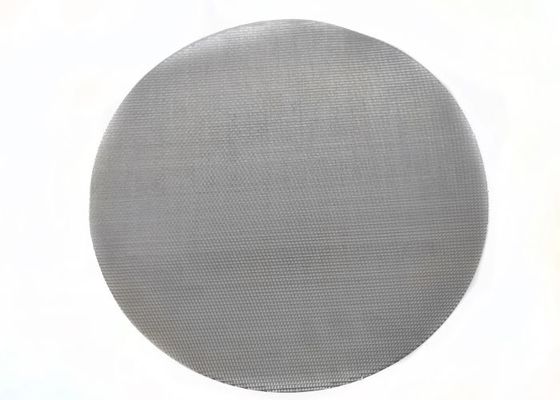 Round Shape 50mm Diameter 316 Stainless Steel Screen Filter Plain Weave