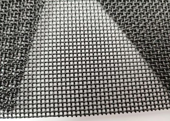 9mesh 1.2mm Wire Diameter Stainless Woven Mesh With Black Coating